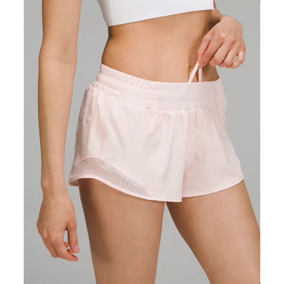 Lululemon Hotty Hot LR 2.5" Strawberry Milkshake Size 6 Pink - Picture 3 of 7